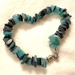BRACELET 💎 pretty stones 💎 turquoise aqua colors
